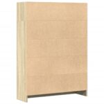 Bibliothèque chêne sonoma 80x24x109 cm bois d'ingénierie – Image 4