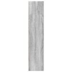 Bibliothèque sonoma gris 80x24x109 cm bois d'ingénierie – Image 3