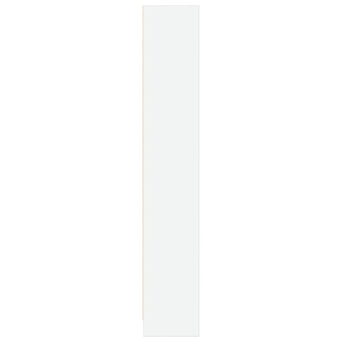 Bibliothèque blanc 80x24x143 cm bois d'ingénierie – Image 3