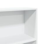 Bibliothèque blanc 80x24x143 cm bois d'ingénierie – Image 5