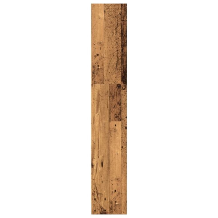 Bibliothèque vieux bois 80x24x143 cm bois d'ingénierie – Image 3