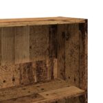 Bibliothèque vieux bois 80x24x143 cm bois d'ingénierie – Image 5