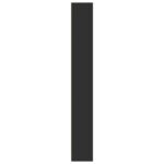 Bibliothèque noir 80x24x176 cm bois d'ingénierie – Image 3