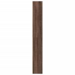 Bibliothèque chêne marron 80x24x176 cm bois d'ingénierie – Image 3