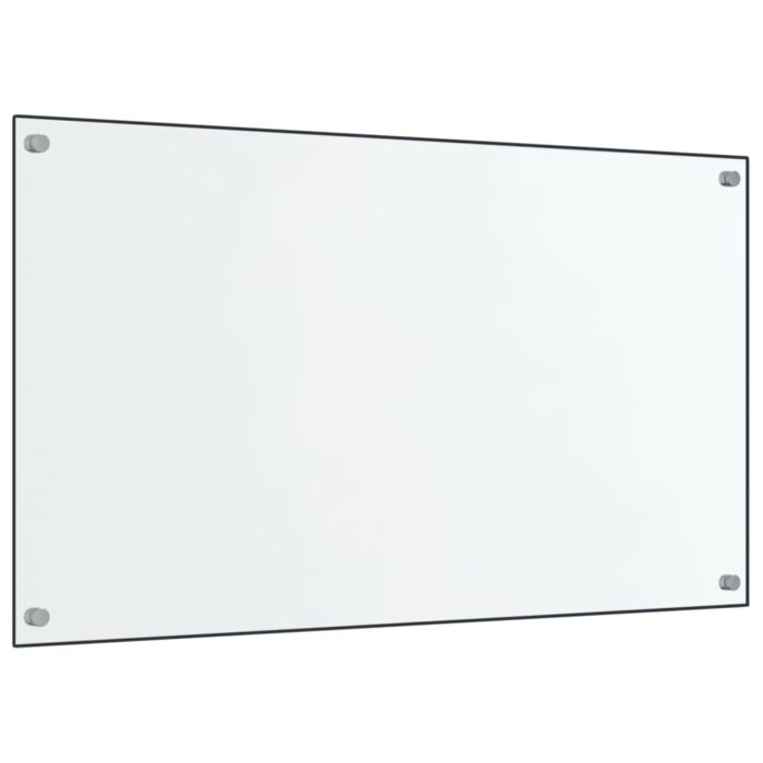 Dosserets de cuisine 2 pcs transparent 70x40 cm verre trempé – Image 2