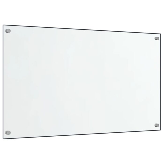 Dosserets de cuisine 2 pcs transparent 70x60 cm verre trempé – Image 2