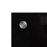 Dosserets de cuisine 2 pcs noir 80x40 cm verre trempé – Image 3