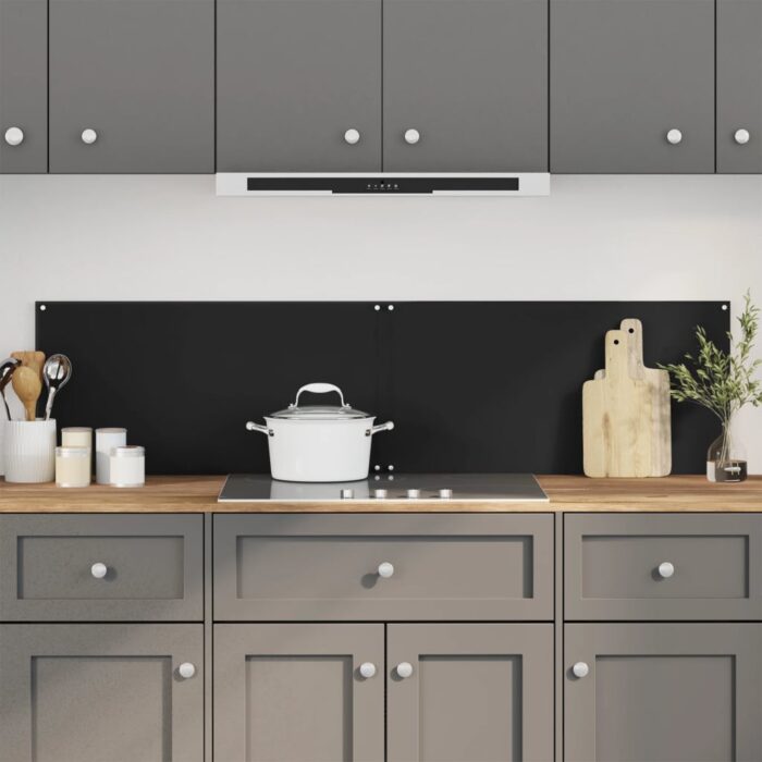 VXL8721158512604_m_en_hd_1.jpg Dosserets de cuisine 2 pcs noir 80x40 cm verre trempé – Image 1