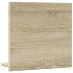 Étagère de salle de bain à miroir chêne sonoma bois ingénierie – Image 4