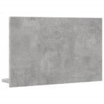 Armoire à miroir de salle de bain gris béton bois d'ingénierie – Image 4
