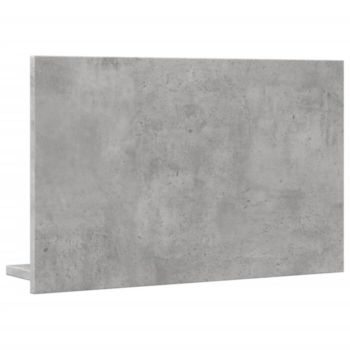 Armoire à miroir de salle de bain gris béton bois d'ingénierie – Image 4