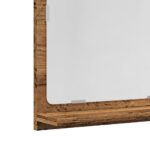 Armoire à miroir de salle de bain vieux bois bois d'ingénierie – Image 5