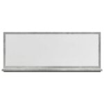 Armoire à miroir de salle de bain gris béton bois d'ingénierie – Image 2