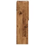 Meubles TV avec lumières LED 2 pcs vieux bois 30,5x30x102 cm – Image 7