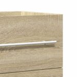 Armoire d'évier Chêne sonoma 100x38,5x48 cm Aggloméré – Image 7