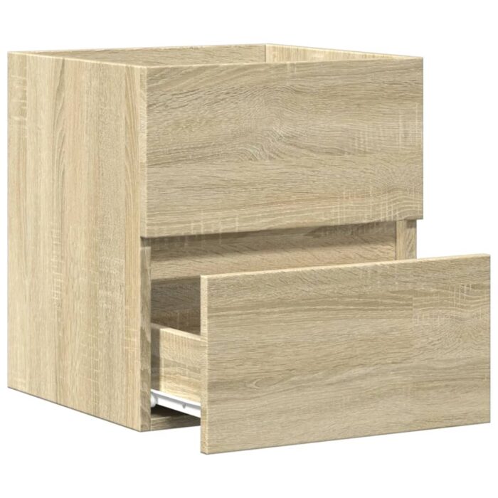 Armoire d'évier Chêne sonoma 41x38,5x45 cm Bois d’ingénierie – Image 3