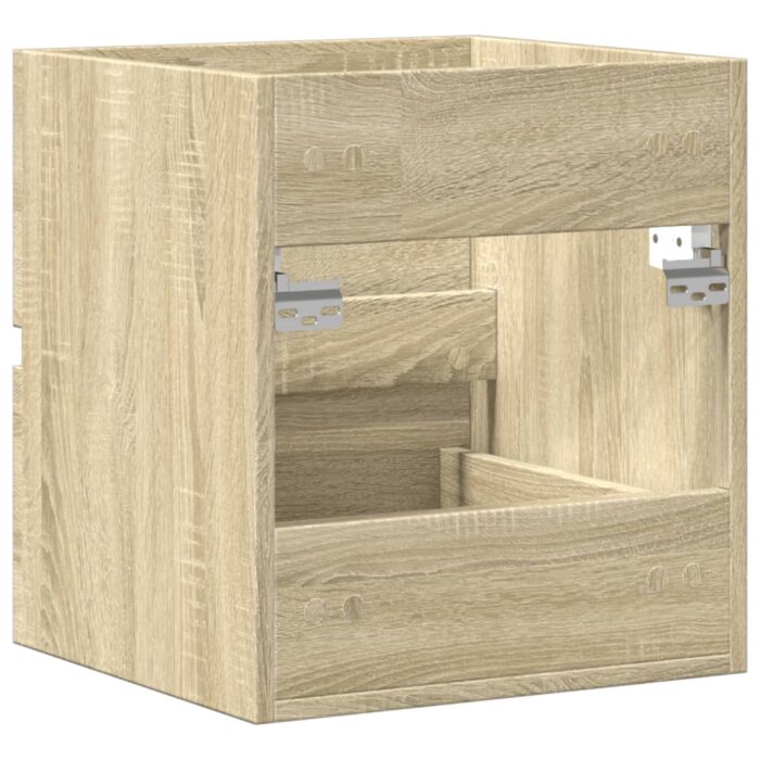 Armoire d'évier Chêne sonoma 41x38,5x45 cm Bois d’ingénierie – Image 5