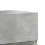 Armoire d'évier Gris béton 41x38,5x45 cm Bois d’ingénierie – Image 7