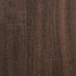 Miroir de salle de bain à LED chêne marron bois d'ingénierie – Image 11