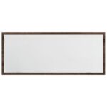 Miroir de salle de bain à LED chêne marron bois d'ingénierie – Image 4