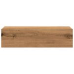 Meubles TV avec éclairages LED 2 pcs chêne artisanal – Image 4