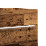 Ensemble de meubles salle de bain 2 pcs bois d'ingénierie – Image 7