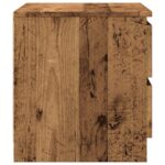 Tables de chevet 2 pcs vieux bois 50x40x43.5 cm bois ingénierie – Image 5