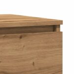 Tables chevet 2pcs chêne artisanal 50x40x43.5cm bois ingénierie – Image 6