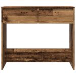 Table console vieux bois 89x41x76,5 cm bois d'ingénierie – Image 2