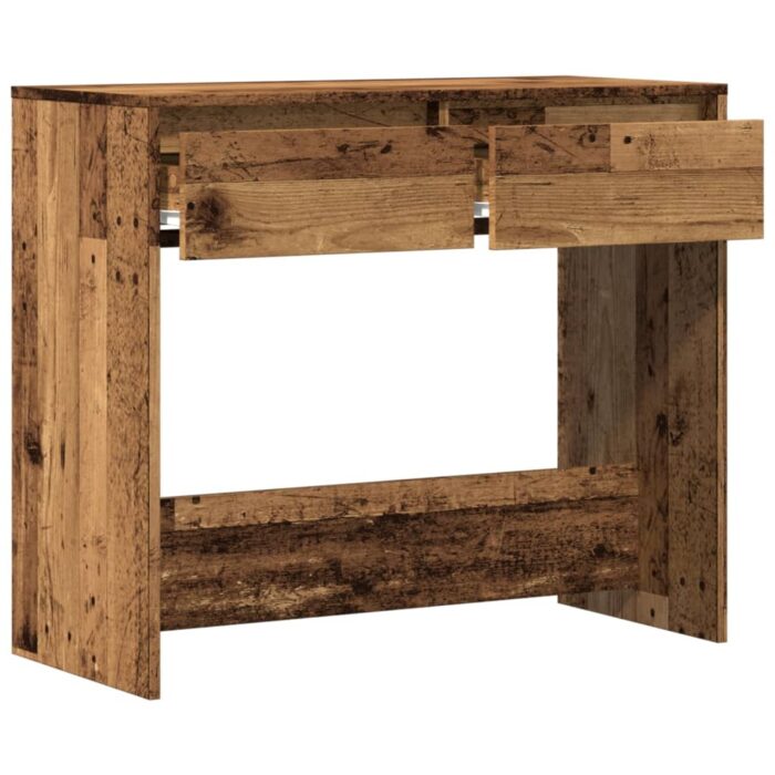 Table console vieux bois 89x41x76,5 cm bois d'ingénierie – Image 3