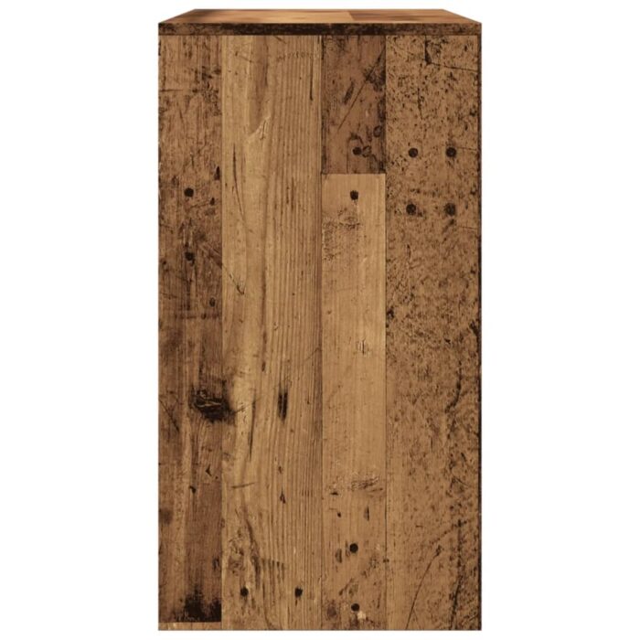 Table console vieux bois 89x41x76,5 cm bois d'ingénierie – Image 4