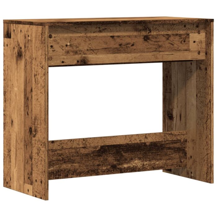 Table console vieux bois 89x41x76,5 cm bois d'ingénierie – Image 5