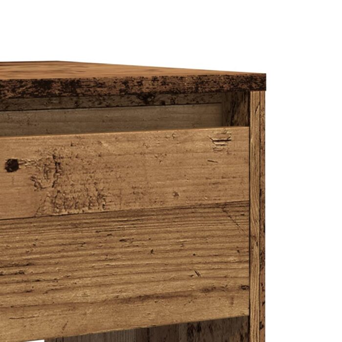Table console vieux bois 89x41x76,5 cm bois d'ingénierie – Image 6