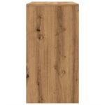 Table console chêne artisanal 89x41x76,5 cm bois d'ingénierie – Image 4