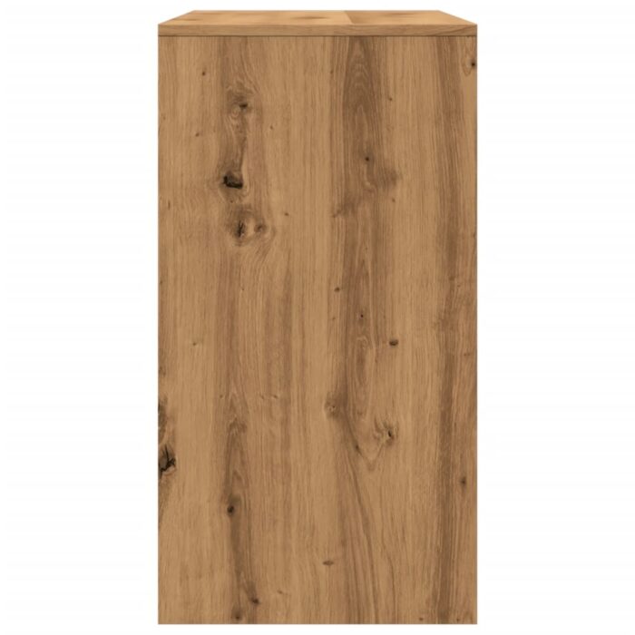 Table console chêne artisanal 89x41x76,5 cm bois d'ingénierie – Image 4