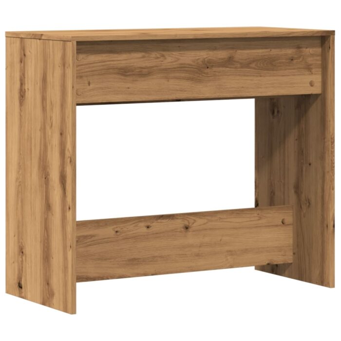 Table console chêne artisanal 89x41x76,5 cm bois d'ingénierie – Image 5