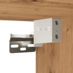 Meuble TV avec lumières LED chêne artisanal 30,5x30x102 cm – Image 10