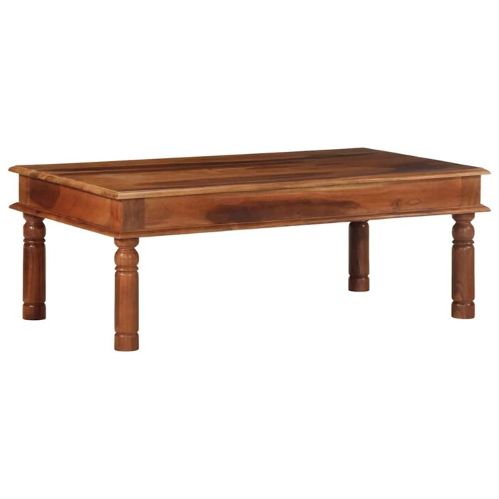 Table basse 110x60x40 cm bois massif d'acacia – Image 1