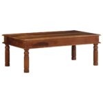 Table basse 110x60x40 cm bois massif d'acacia – Image 10