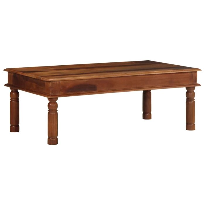 Table basse 110x60x40 cm bois massif d'acacia – Image 10