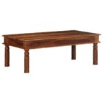 Table basse 110x60x40 cm bois massif d'acacia – Image 11