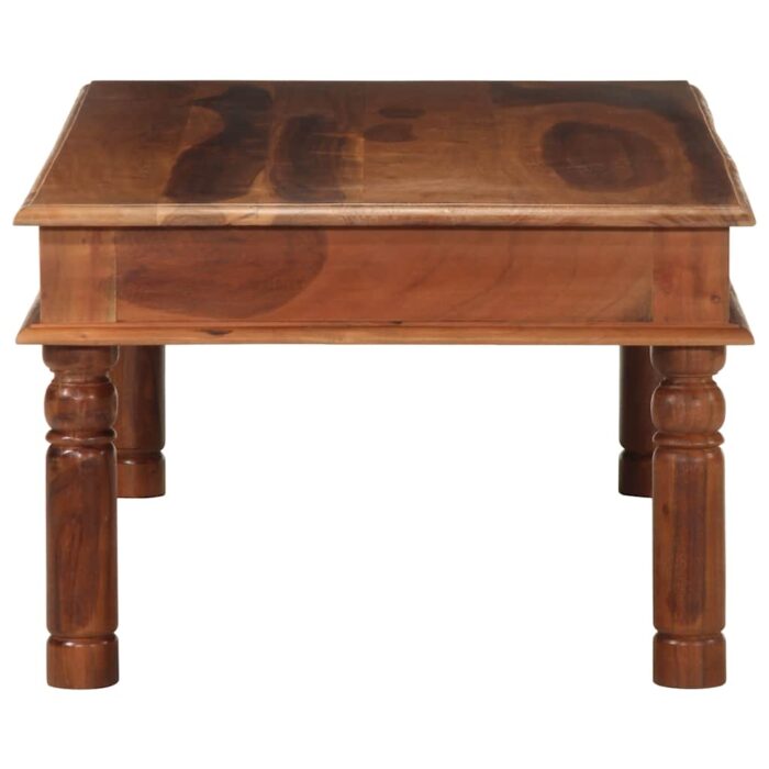 Table basse 110x60x40 cm bois massif d'acacia – Image 2