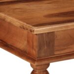 Table basse 110x60x40 cm bois massif d'acacia – Image 4