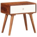Table d'appoint 45x30x45 cm bois massif d'acacia – Image 11