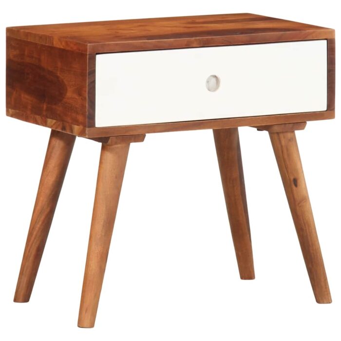 Table d'appoint 45x30x45 cm bois massif d'acacia – Image 11