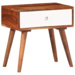 Table d'appoint 45x30x45 cm bois massif d'acacia – Image 12