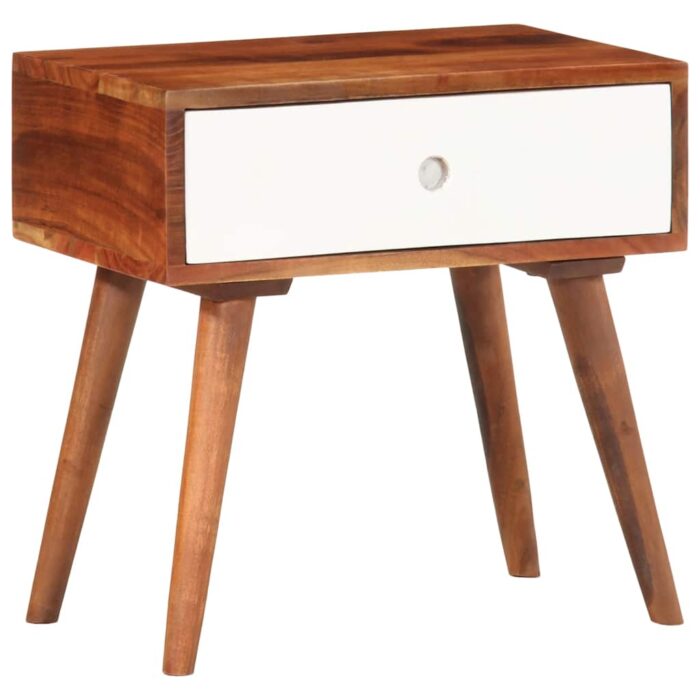 Table d'appoint 45x30x45 cm bois massif d'acacia – Image 12