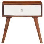 Table d'appoint 45x30x45 cm bois massif d'acacia – Image 2
