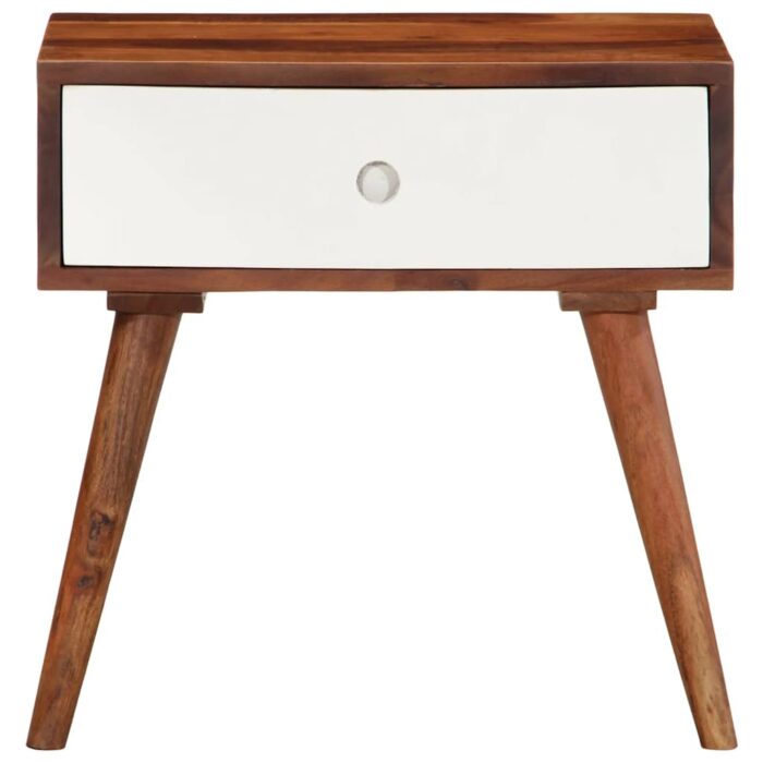 Table d'appoint 45x30x45 cm bois massif d'acacia – Image 2