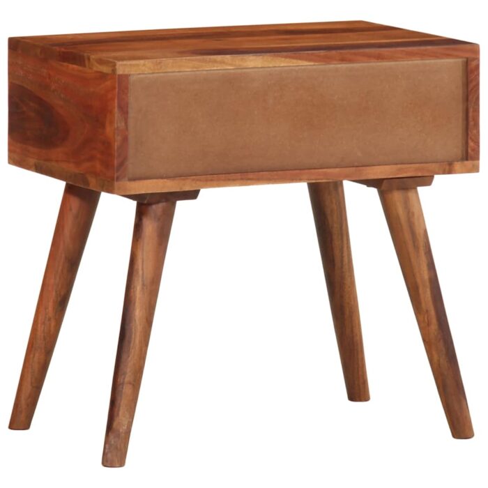 Table d'appoint 45x30x45 cm bois massif d'acacia – Image 4